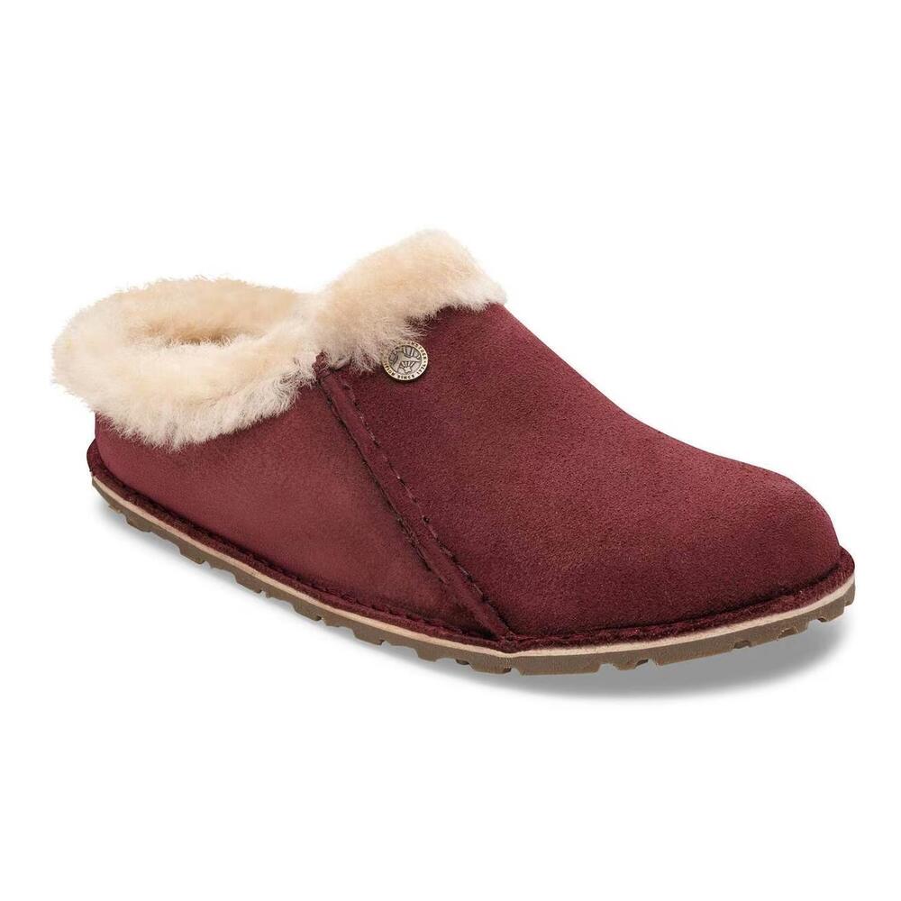 NEW BIRKENSTOCK unisex zermatt slippers in zinfandel